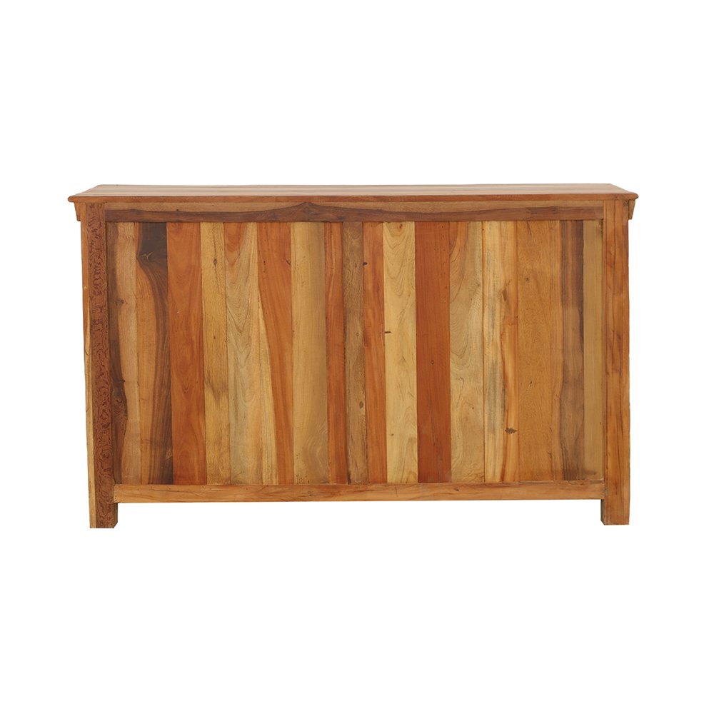 Harper 3-door Solid Reclaimed Wood Accent Cabinet Brown. Picture 6