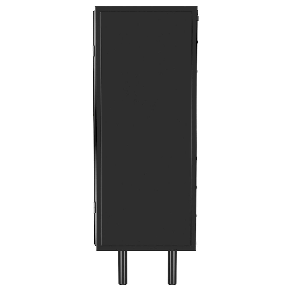 Dalia 2-door Accent Storage Cabinet with Shelving Black. Picture 4