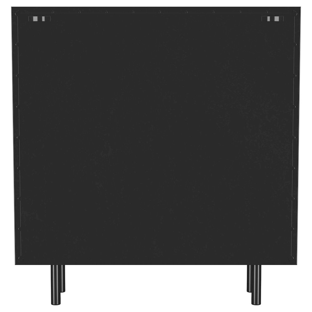 Dalia 2-door Accent Storage Cabinet with Shelving Black. Picture 6
