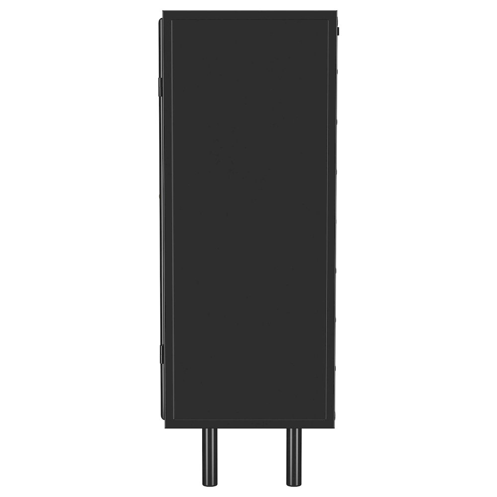 Dalia 2-door Accent Storage Cabinet with Shelving Black. Picture 8