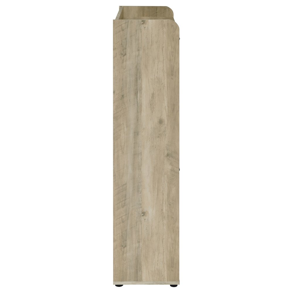 Denia 3-tier Engineered Wood Shoe Cabinet Grey. Picture 10