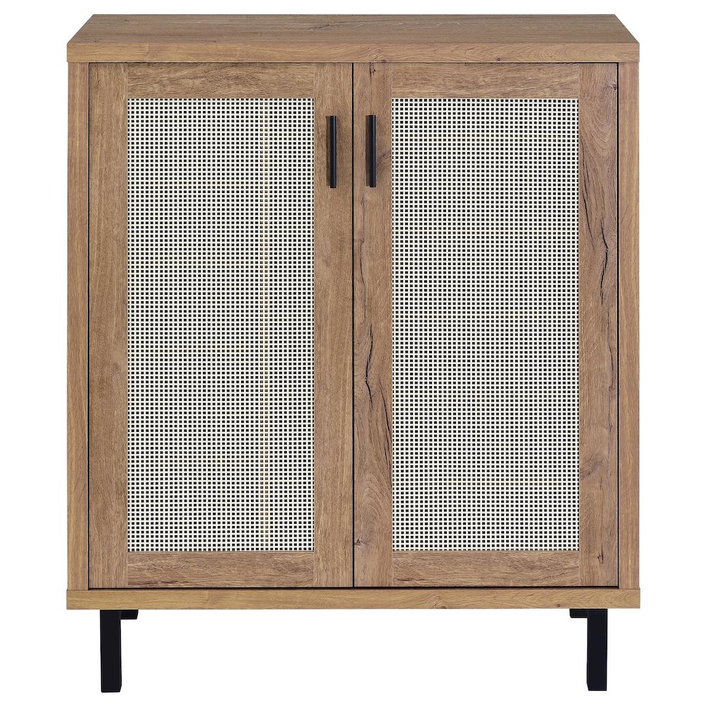 Teller 11-shelf Engineered Wood Shoe Cabinet Natural Oak. Picture 4