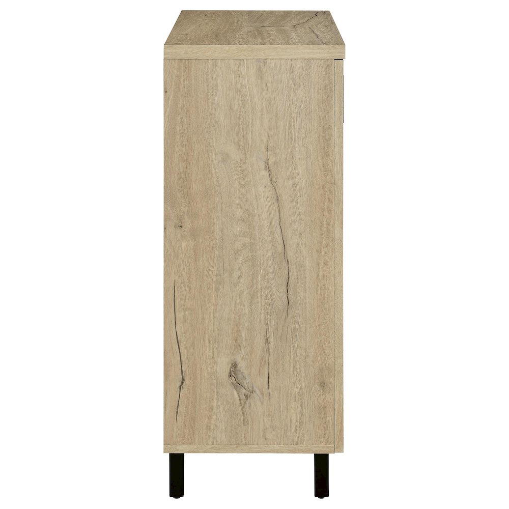 Brixton 2-door Entryway Shoe Storage Cabinets White Oak. Picture 2