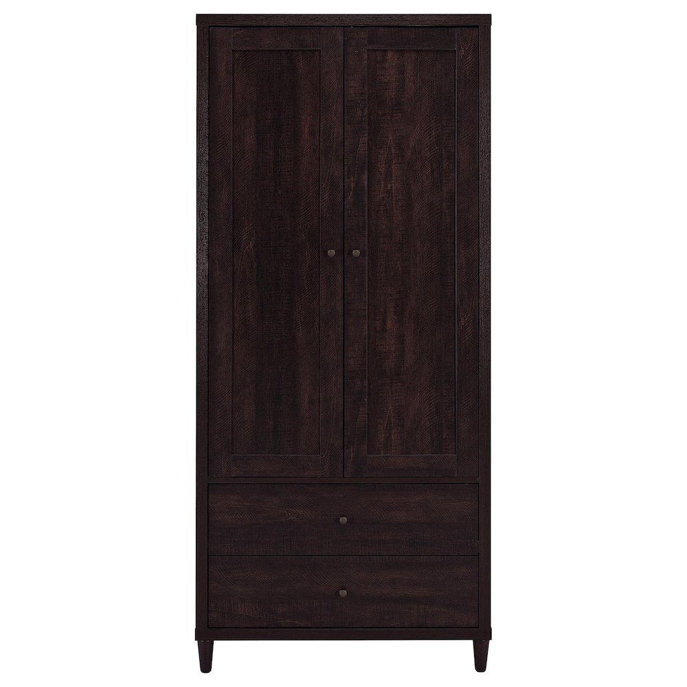Wadeline 2-door Tall Accent Storage Cabinet Rustic Tobacco. Picture 4