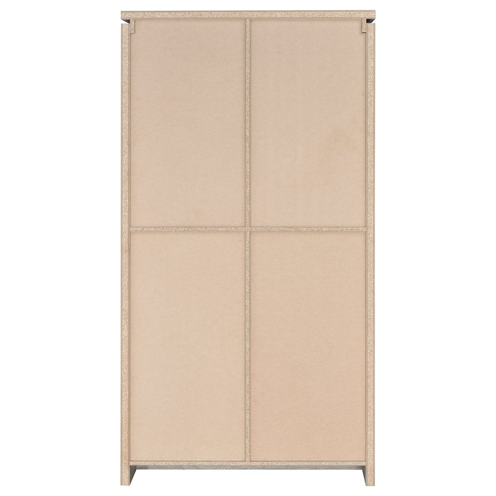Alejo 2-door Engineered Wood Tall Cabinet Grey Driftwood. Picture 7