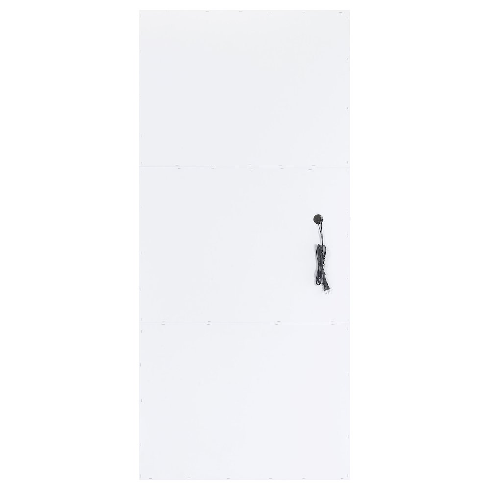 Zayan 32 x 71 Inch Floor Mirror LED Lighting White Gloss. Picture 9