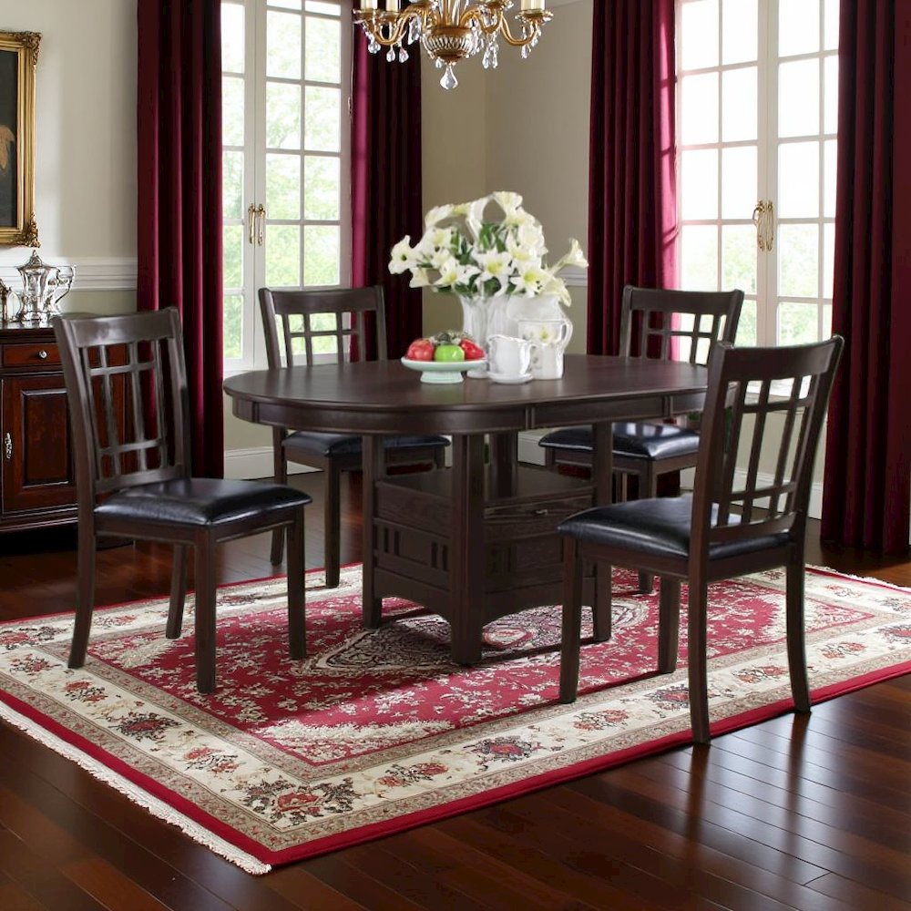 Farmhouse Dining Chairs – Wooden Kitchen Chairs Set of 2 for Dining. Picture 2