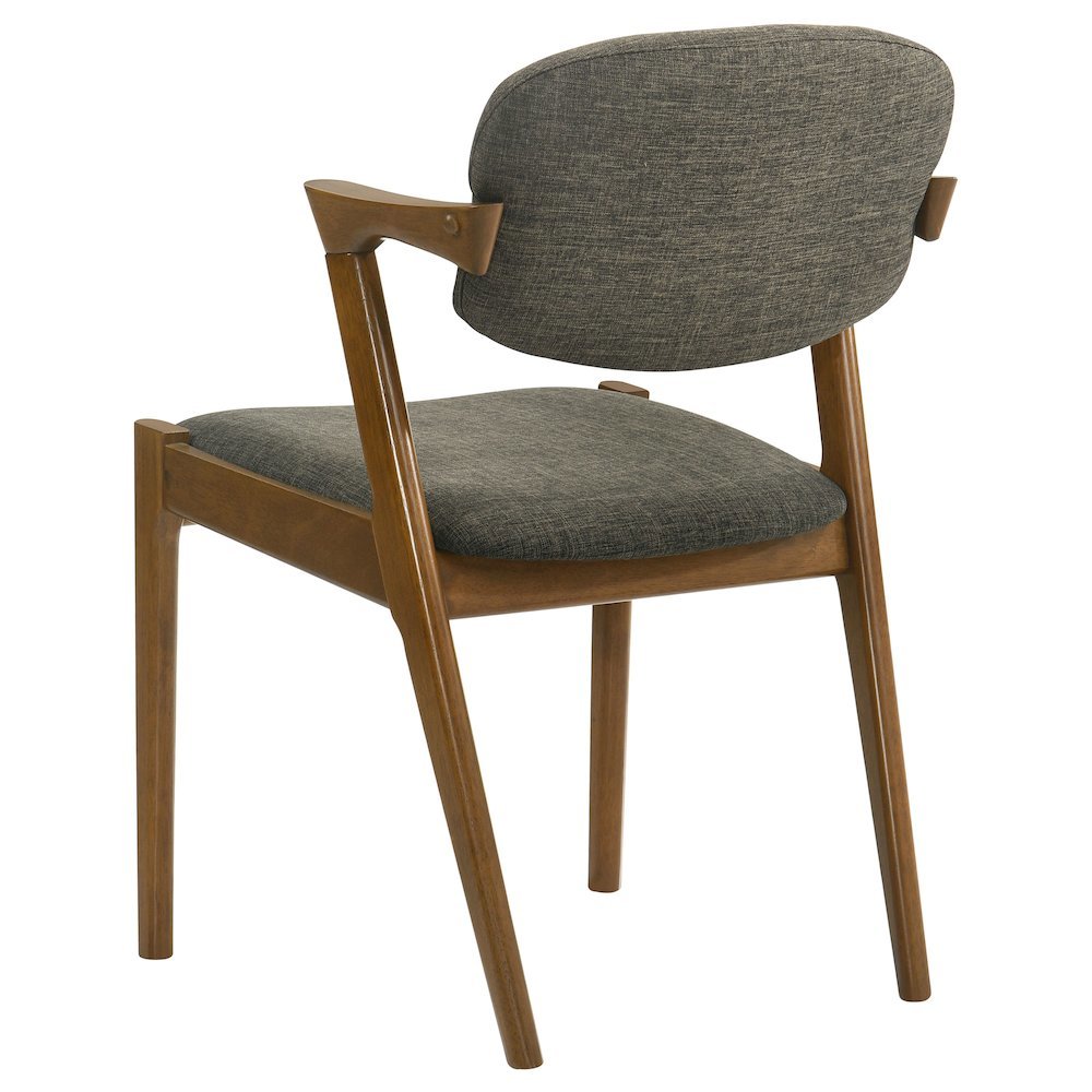 Farmhouse Dining Chairs – Wooden Kitchen Chairs Set of 2 with Padded Seat. Picture 8