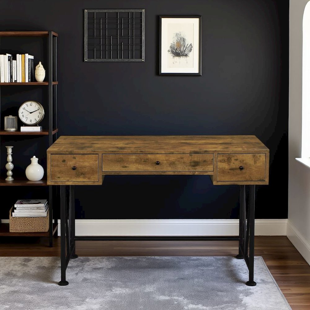 Office Desk with Drawers – Stylish Computer Desk for Home or Work. Picture 2