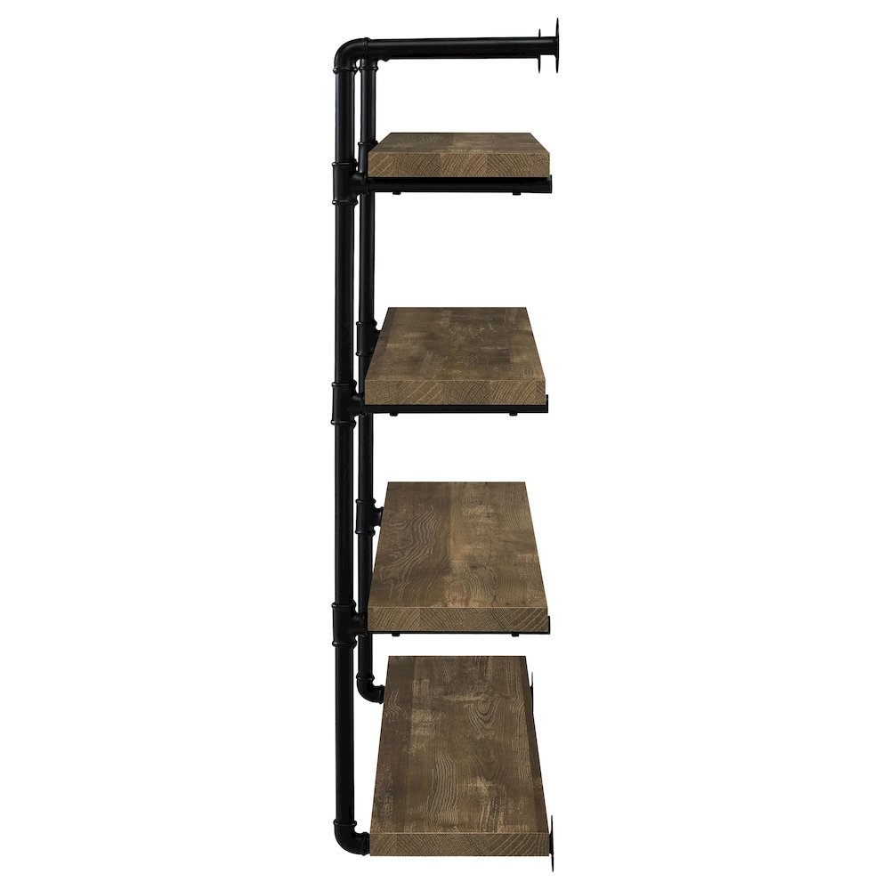 Rustic Wall Shelf – Stylish Shelves for Room Wall with Four Tiers. Picture 7