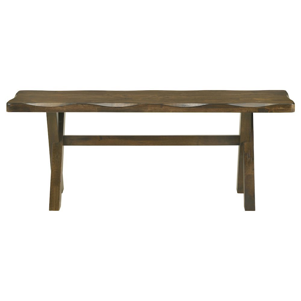 Classic Wood Dining Bench – Small Bench for Kitchen or Dining Table. Picture 4