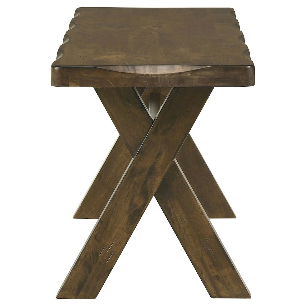 Classic Wood Dining Bench – Small Bench for Kitchen or Dining Table. Picture 5