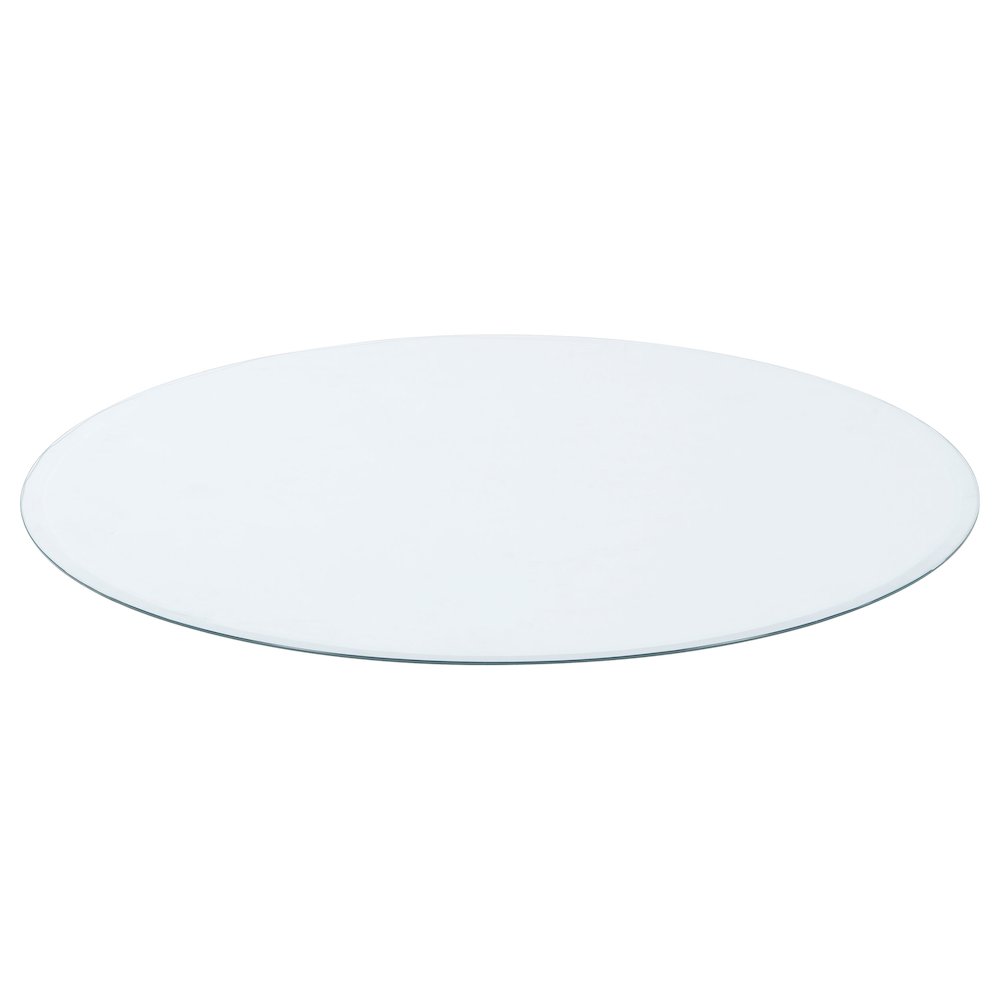 25-inch 8mm Round Clear Tempered Glass Top. Picture 1
