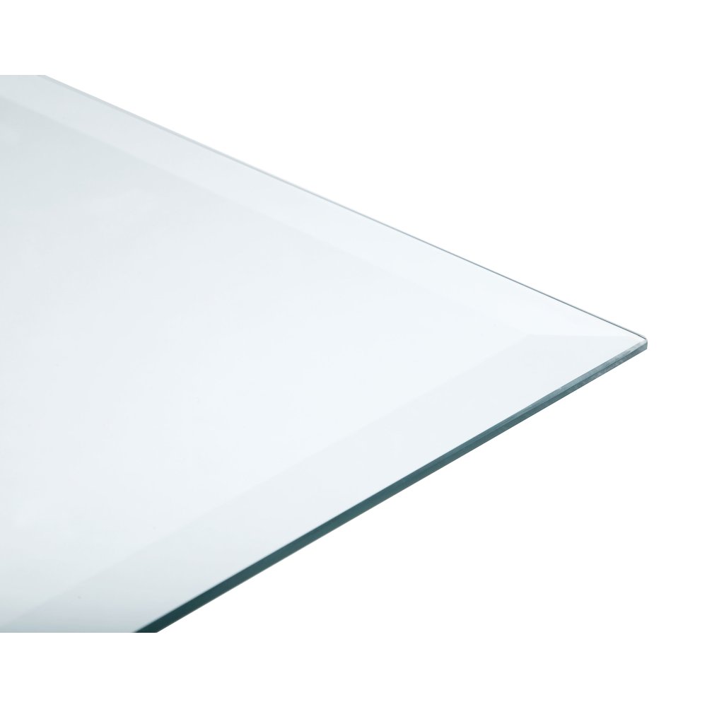 52x27-inch 6mm Rectangular Clear Tempered Glass Top. Picture 4