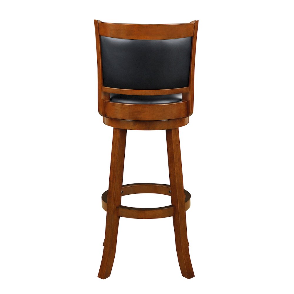 Augusta Swivel Extra Tall Bar Stool - Cherry. Picture 4