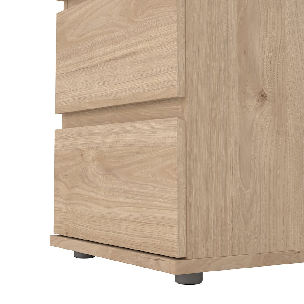 Aurora 2 Drawer Nightstand, Jackson Hickory. Picture 3