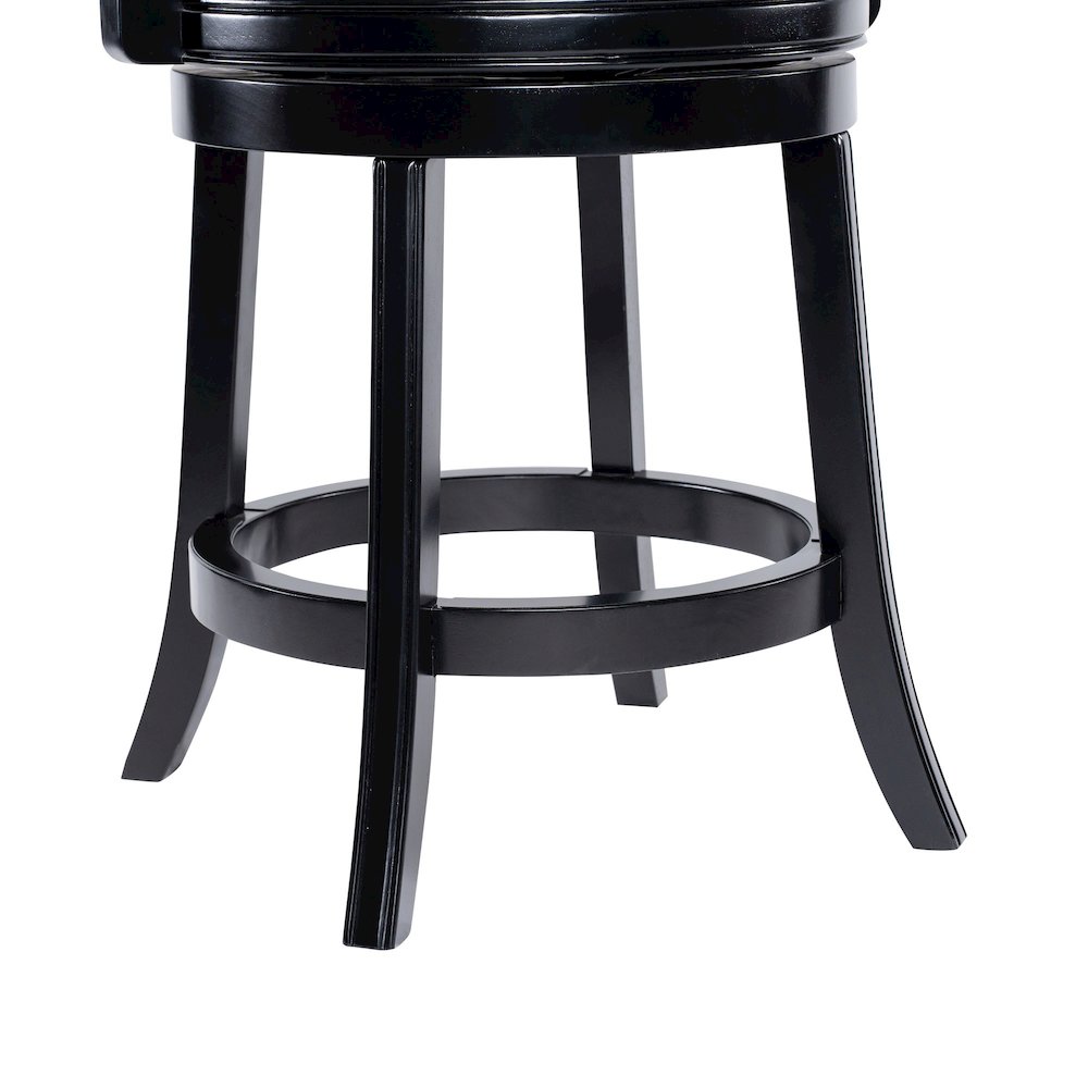 Balen Swivel Counter Stool - Black. Picture 5