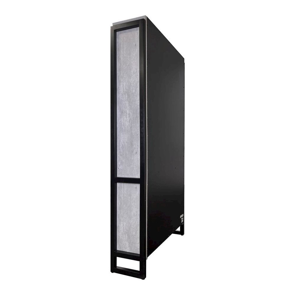 Mason Wood Laminate Bookcase With Doors. Picture 3