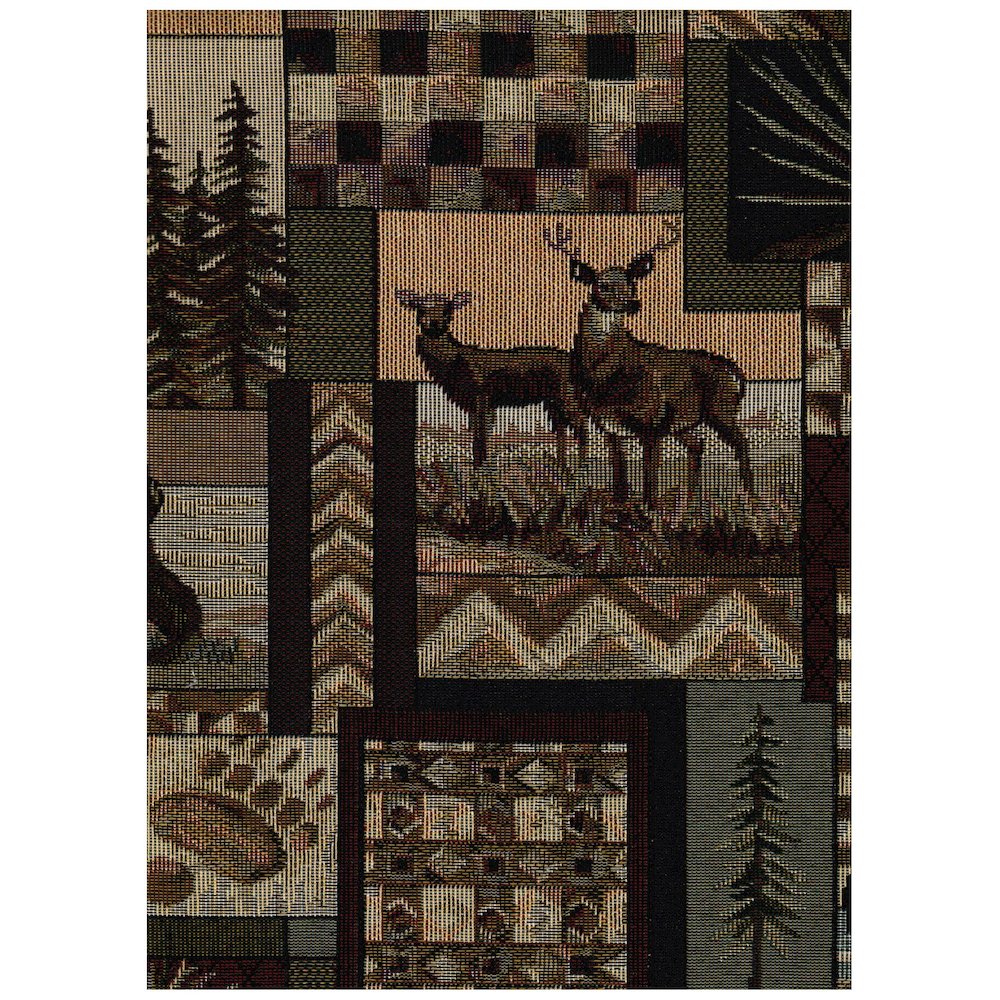 Washington Frame-Rustic Walnut Finish-Peter's Cabin Mattress-Storage Drawers. Picture 9