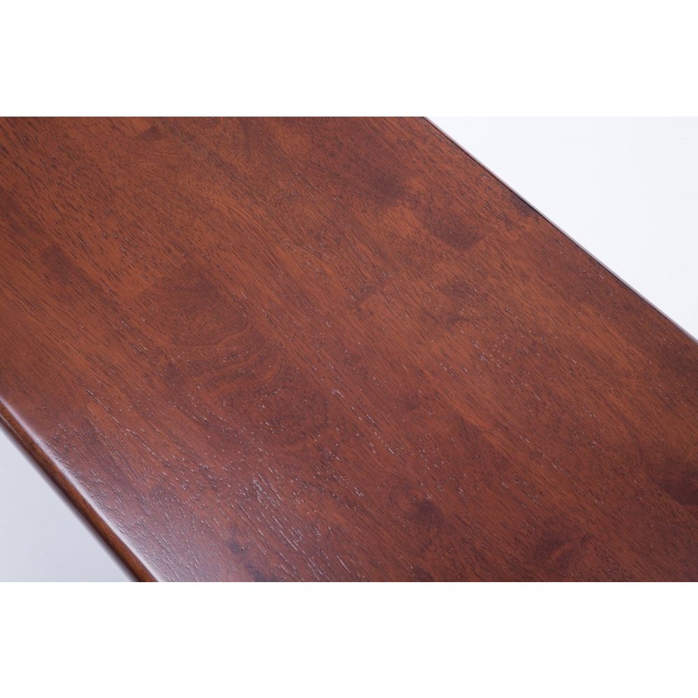 Bloomington Wood Dining Bench - Black/Cherry. Picture 2