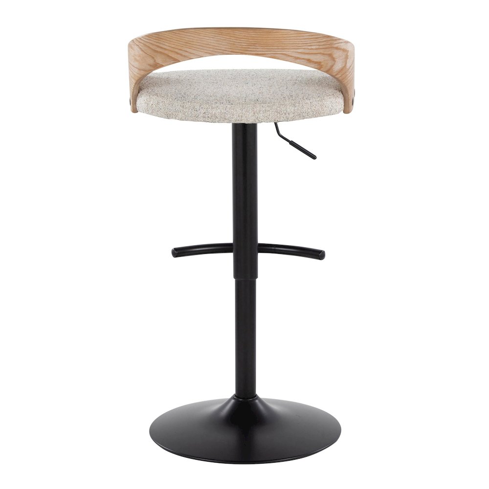 Grotto Adjustable Barstool - Set of 2. Picture 2