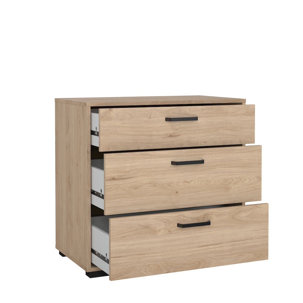 Sofia 3 Drawer Chest, Jackson Hickory. Picture 5