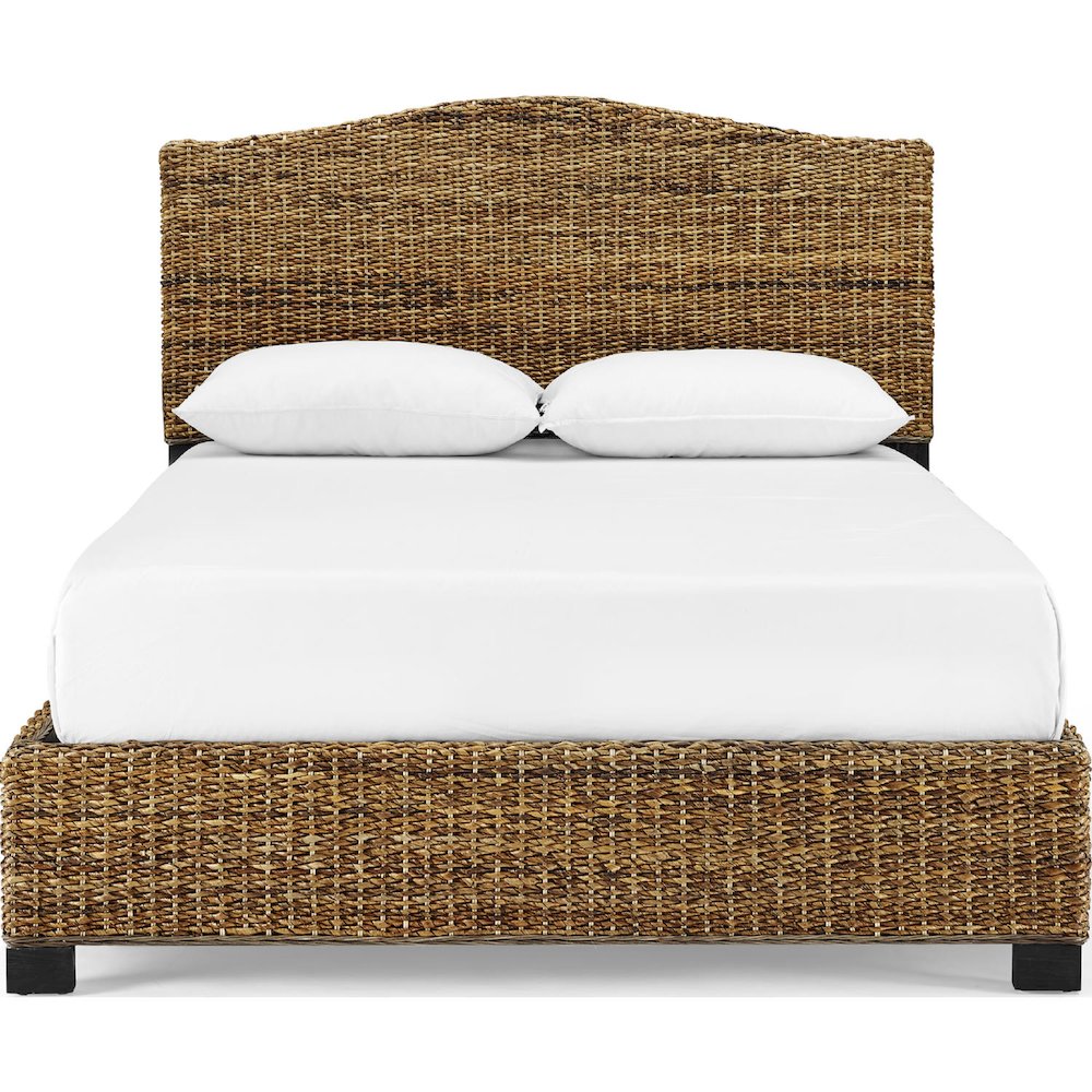 Serena Rattan King Bed. Picture 3