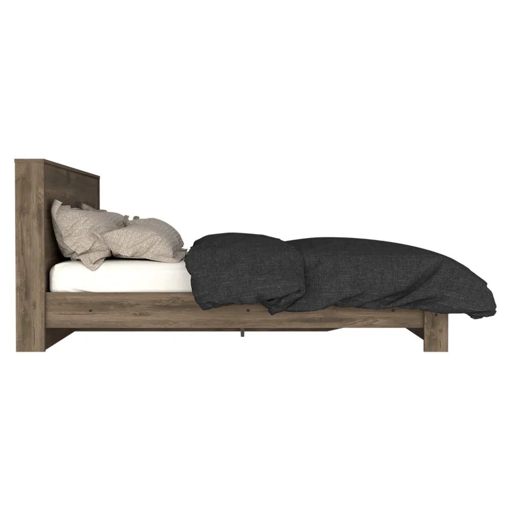 Galanto Full Bed Dark Brown MDF. Picture 4