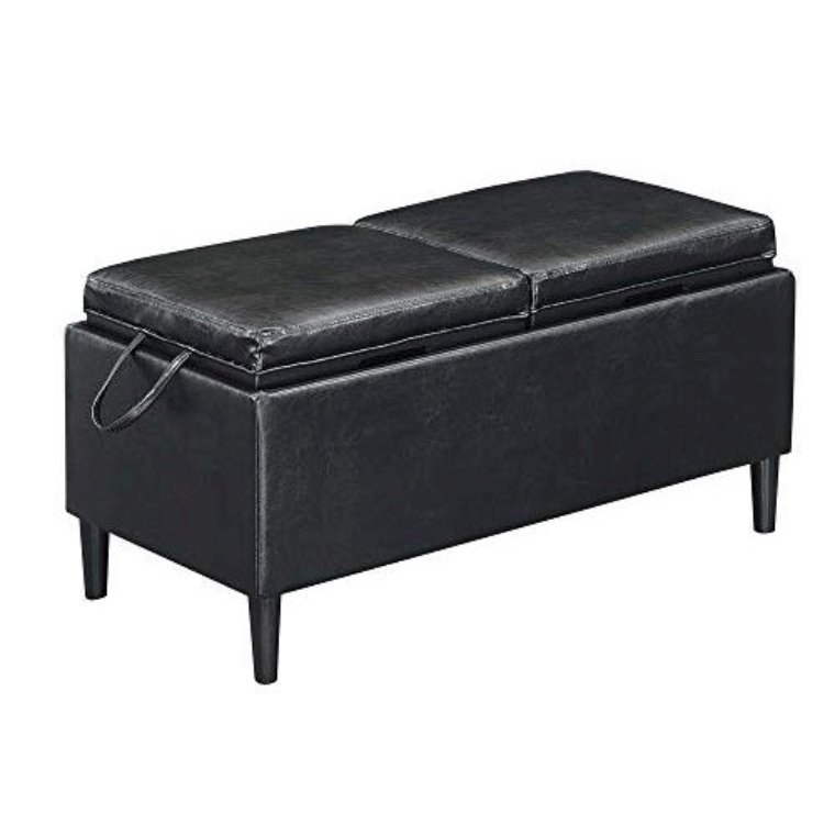 Designs4Comfort Magnolia Storage Ottoman with Trays. Picture 2