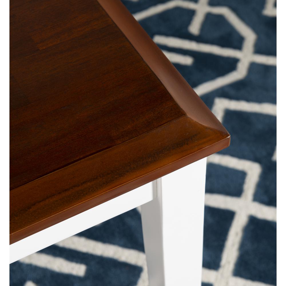 Harrison Cherry and White 5pc Dining Set. Picture 4