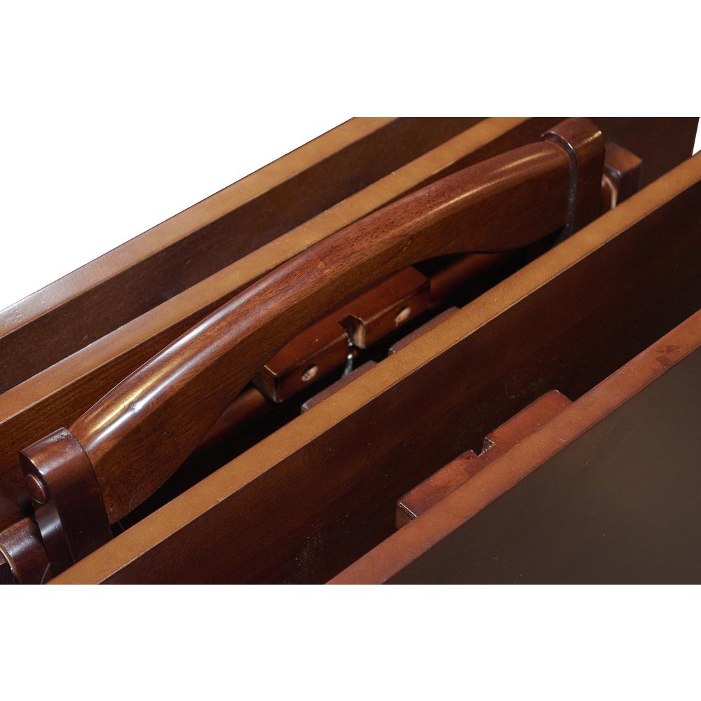 Hazelnut Tray Tables. Picture 4