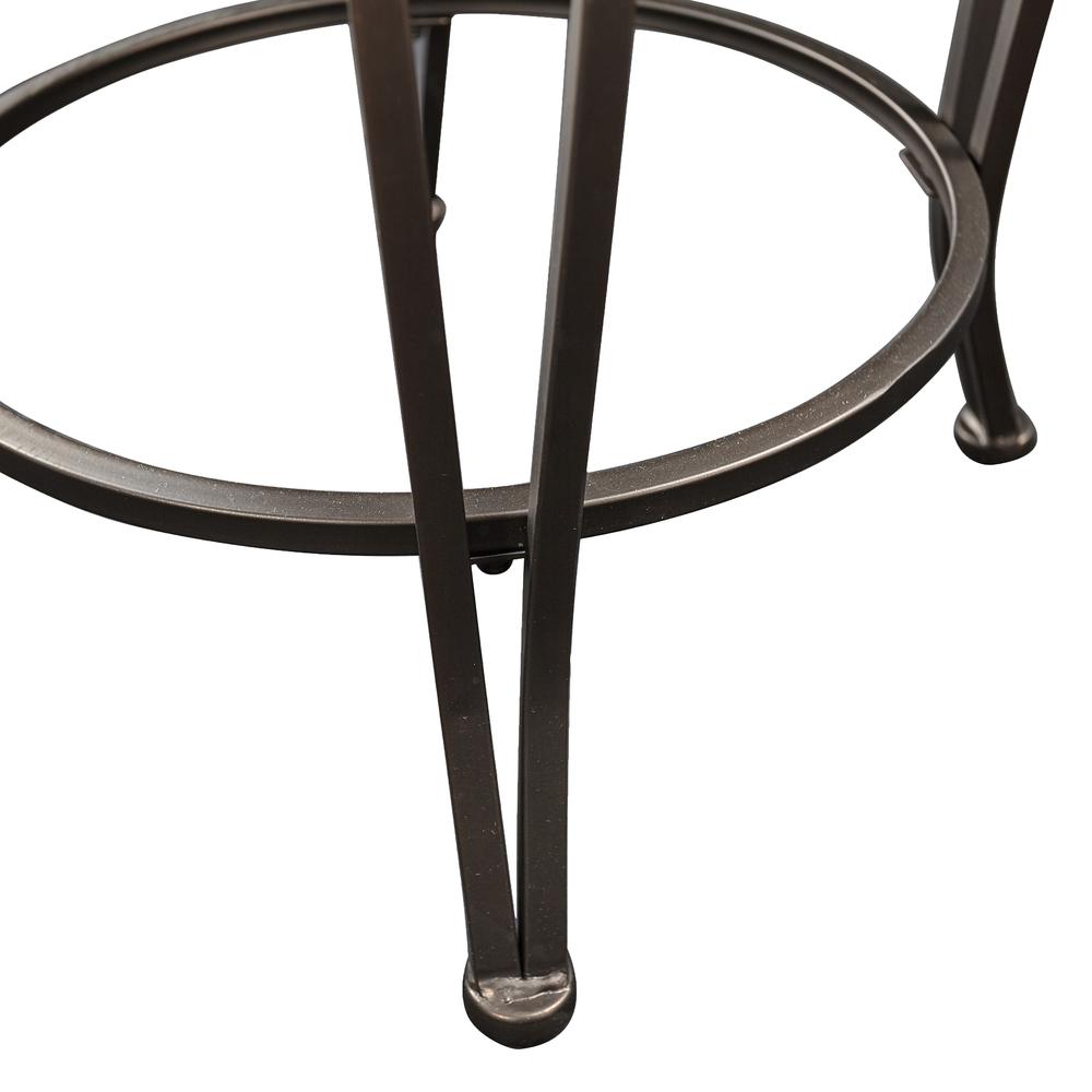 Bronze with Muted Copper Stamped Back Counter Stool. Picture 8