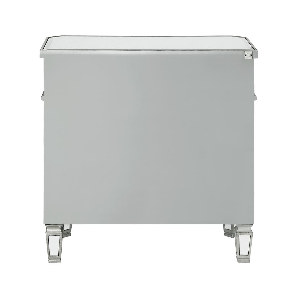 Mirrored 1-Drawer, 2-Door Console. Picture 4