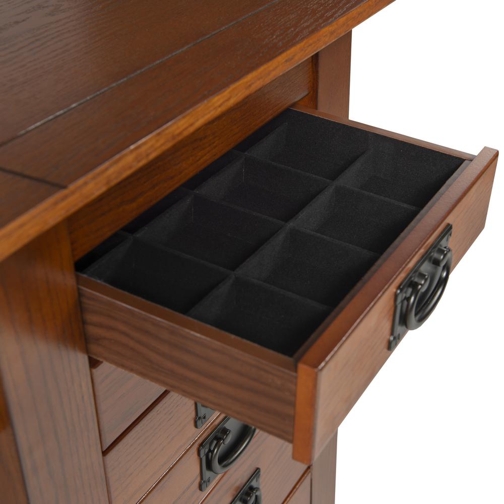 Mission Oak Jewelry Armoire. Picture 11