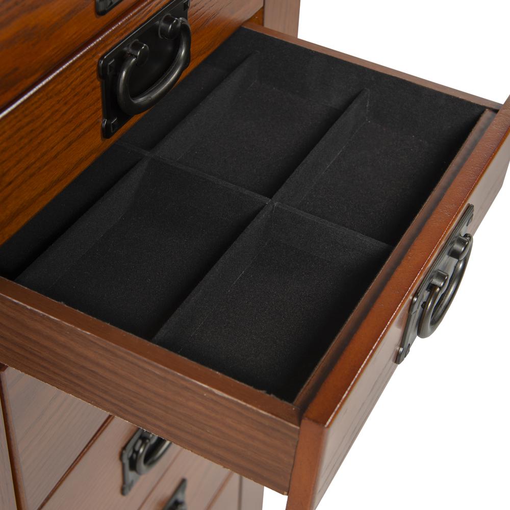 Mission Oak Jewelry Armoire. Picture 12