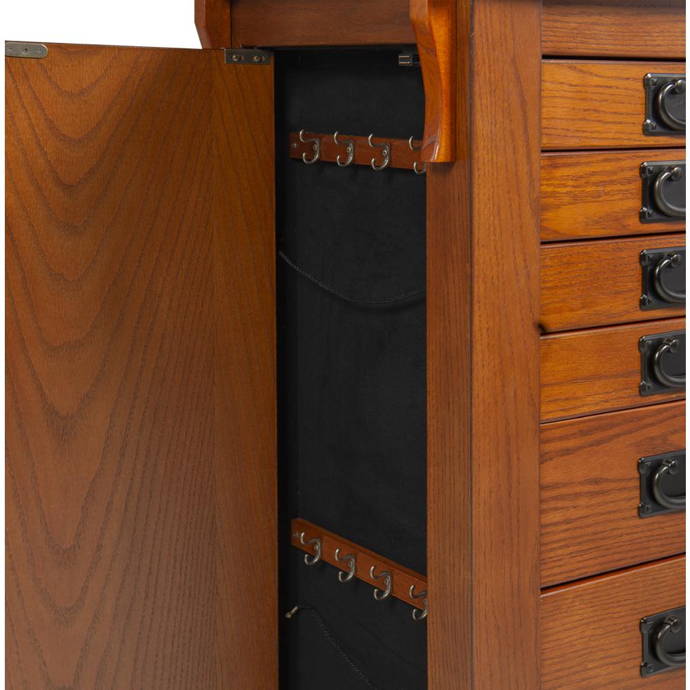 Mission Oak Jewelry Armoire. Picture 7