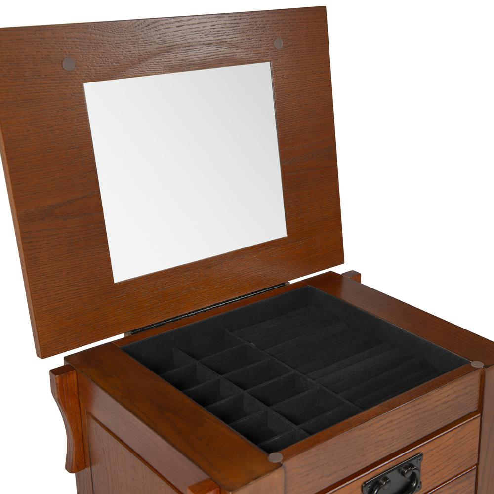 Mission Oak Jewelry Armoire. Picture 9