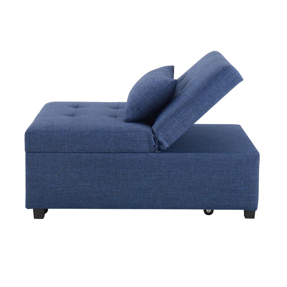 Boone Sofa Bed Blue. Picture 6