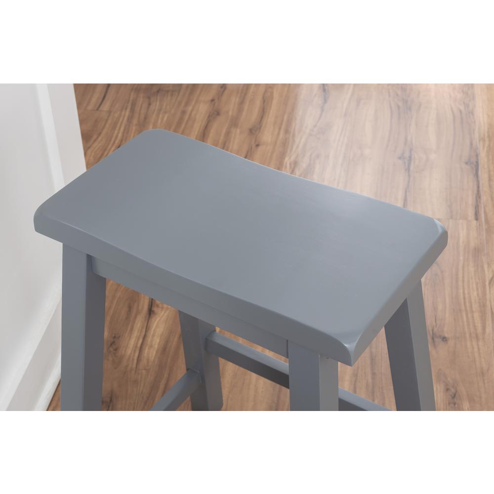 Logan Counter Stool Grey. Picture 6