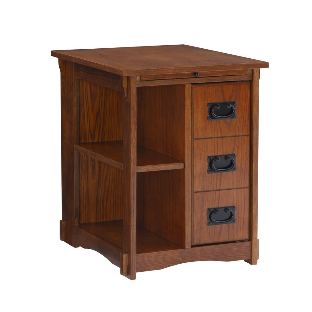 Mission Oak Cabinet Table. Picture 1