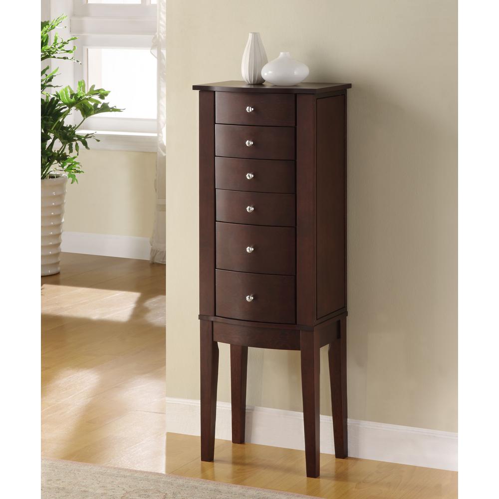 Merlot Jewelry Armoire. Picture 2