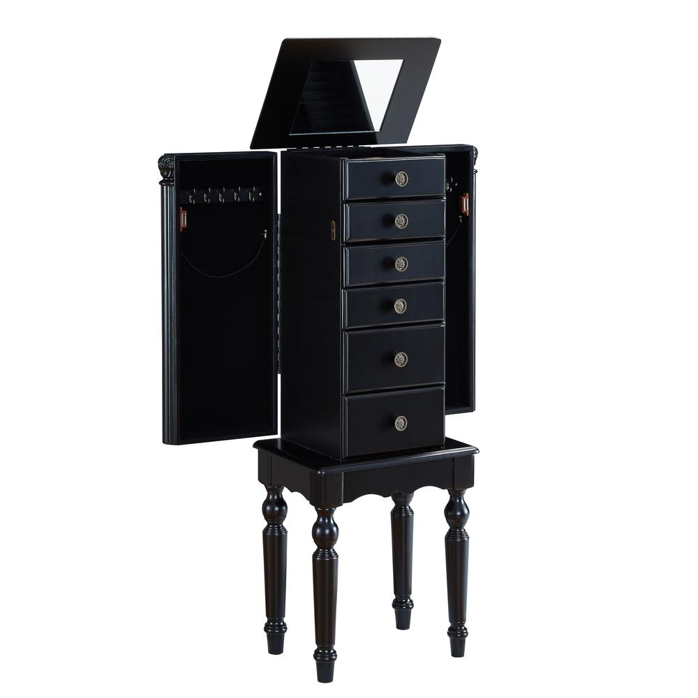 Ebony Jewelry Armoire. Picture 1