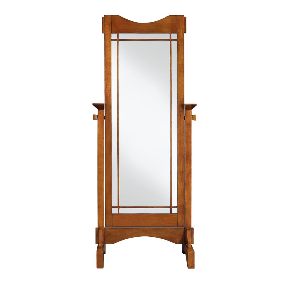 Mission Oak Cheval Mirror. Picture 1