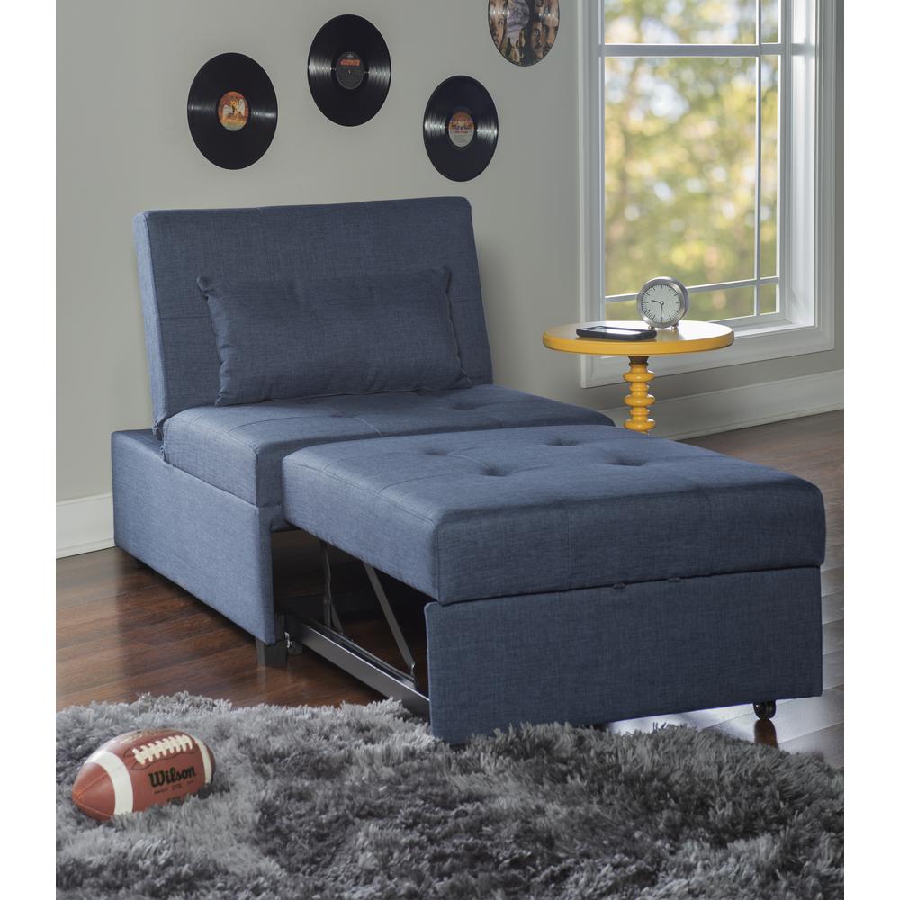 Boone Sofa Bed Blue. Picture 9