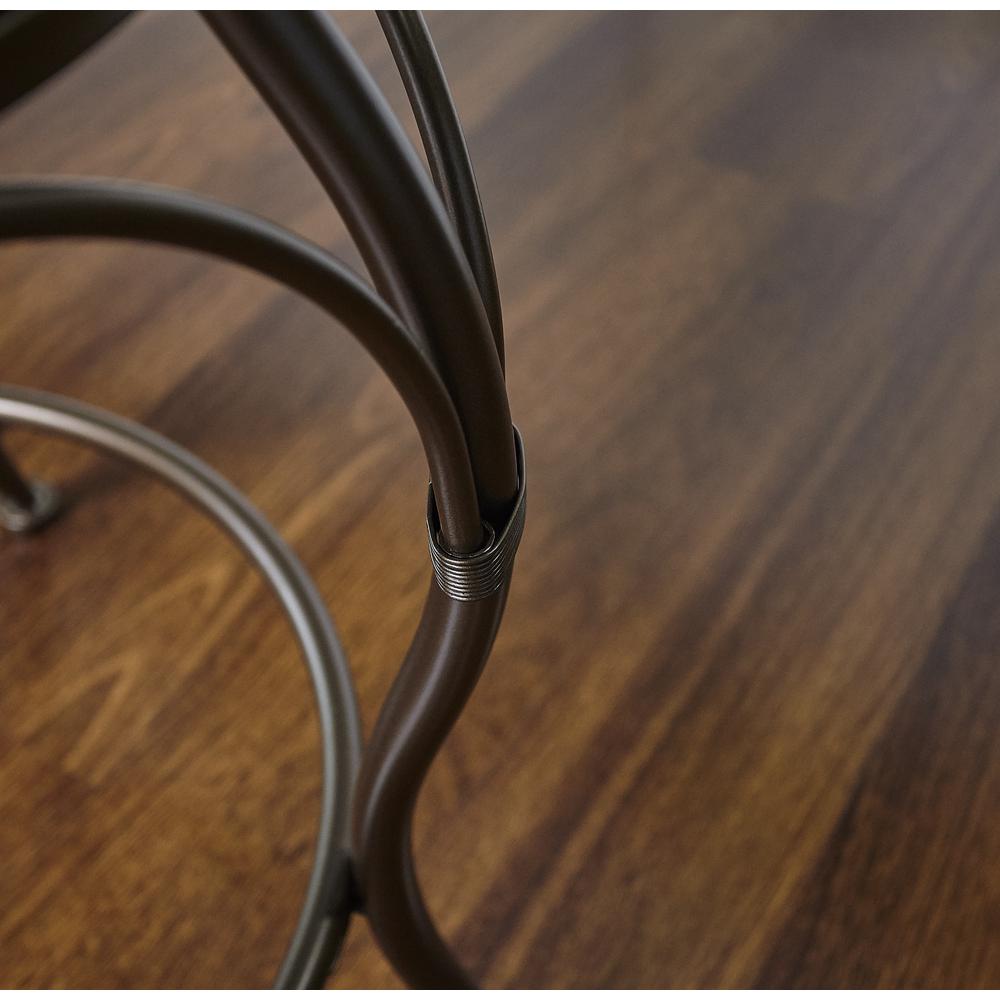 Big and Tall Scroll Circle Back Counter Stool. Picture 3