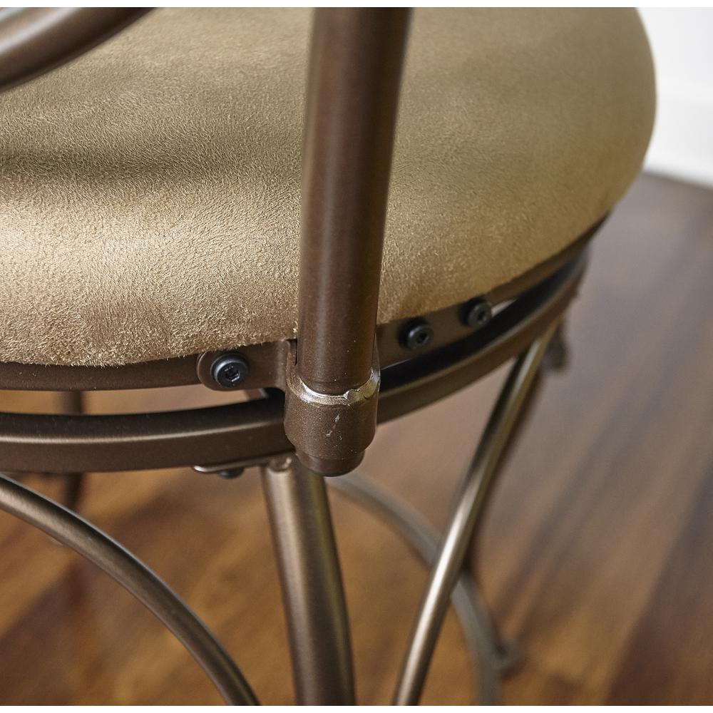 Big and Tall Scroll Circle Back Counter Stool. Picture 6