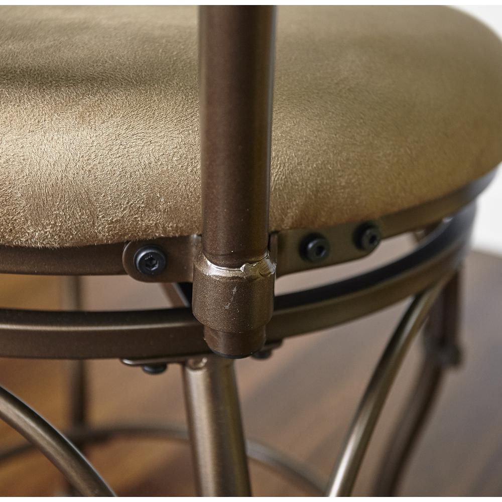 Big and Tall Scroll Circle Back Counter Stool. Picture 7