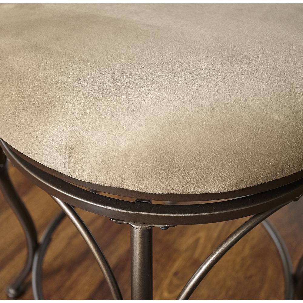 Big and Tall Scroll Circle Back Counter Stool. Picture 2