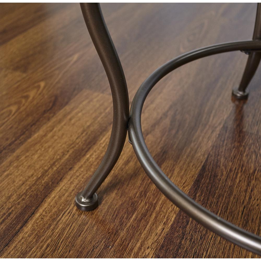 Big and Tall Scroll Circle Back Counter Stool. Picture 15