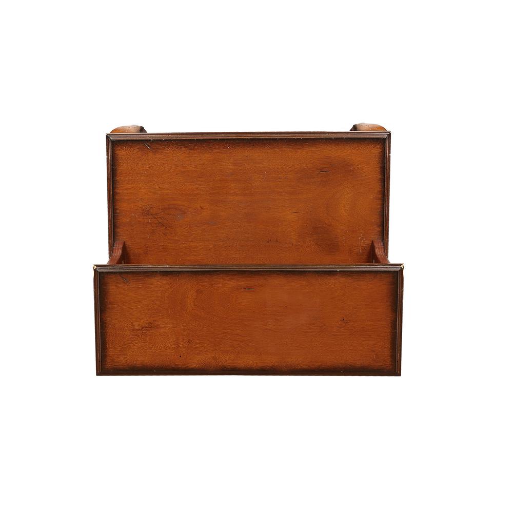 Attic Cherry Antique Cherry Bed Steps with Drawer. Picture 5